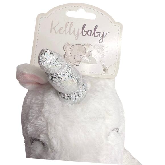 Kelly Toy Baby UNICORN PLUSH 15" Stuffed Animal Cuddle Rattle White Pink NWT - Picture 5 of 8